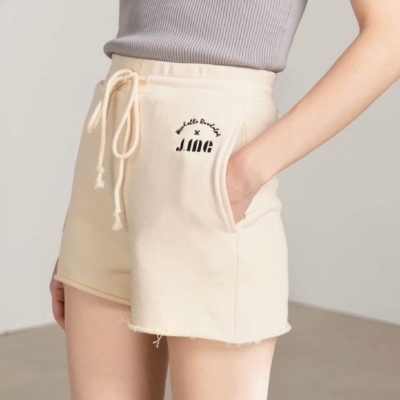 Soft Atlantic Beige Sweat Set with shorts by J.ING - Picture 6 of 12